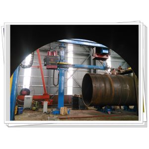 Stationary Welding Column Boom With SAW System For Pipeline Outer Seam Welding