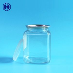 Cheap Durable Square Plastic Biscuit Containers Fully Airtight And Leak Proof for sale
