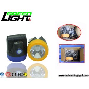 IP68 1W 2.8Ah Li Ion 6000Lux Mining Hard Hat Lights