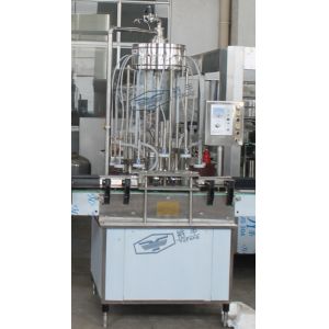 SUS304 Juice Milk / Can Filling Line With Negative Pressure
