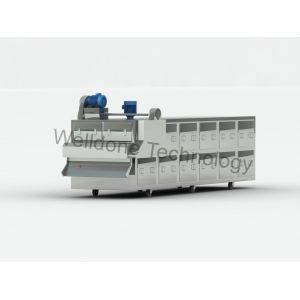 Hot Air Continuous Mesh Belt Dryer Coal Furnace Heating Source