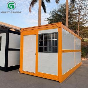 Folding Demountable Site Sheds Prefab Portable Site Office With Bathroom