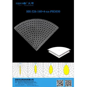 3030LEDs Anti Glare Design Lens For Stadium Lighting