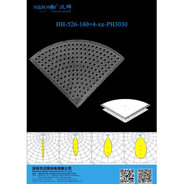 Quality 3030LEDs Anti Glare Design Lens For Stadium Lighting wholesale