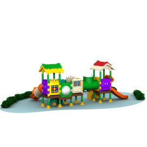 Amusement Park Kids Plastic Playground Equipment Anti Static Long Service Life