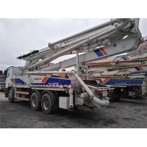 Secondhand Concrete Machinery Pump Machine ZLJ5296THB 38X-5rz 38m Concrete Boom