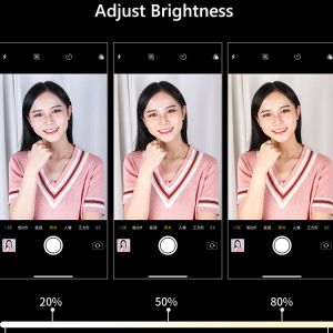 Foldable Selfie Ring Light Dimmable Selfie Ring Light With Tripod Stand