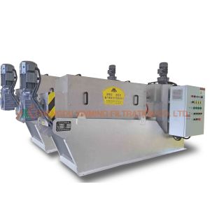 Efficient Environmental Protection Sludge Dewatering Machine 40 - 80kg/h DS