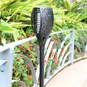 China 96LED Solar Powered Night Lights 12.1x12.1x78CM Rechargeable Batteries Included on sale