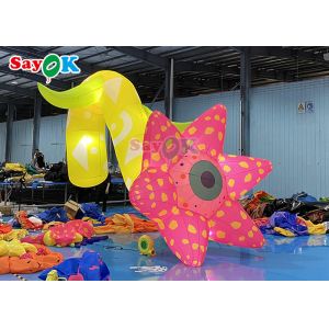 Oxford Cloth Inflatable Flower Led Inflatable Party Flower Wedding Decoration