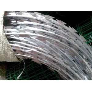 Antirust Blade Barbed Wire Anti Oxidation Electro Galvanized