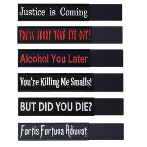 Cotton Thread Velcro 2.99in Tactical Patch 3D Velcro Patches For Vest