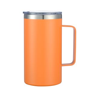 China 12oz Coffee Mug With Handle Double Wall Stainless Steel Insulated Lowball Tumbler Keeping Hot And Cold on sale