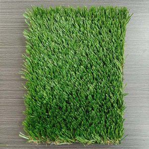 40mm 14600 Dtex Landscaping Fake Artificial Green Turf With Perforation Drainage