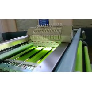 5KW Horizontal Quilting Embroidery Machine Single Head Integral Steel Structure