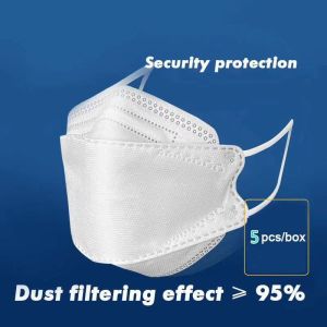 Elastic Earloop Surgical N95 Respirators Disposable Mask 4 Layers Anti Pollution