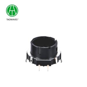 Cheap Miniature Dual Encoder with Push Button and Shaft Mount for sale