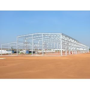 China Hot-Dip Galvanized Steel Structure Warehouse Construction  Multifunctional on sale