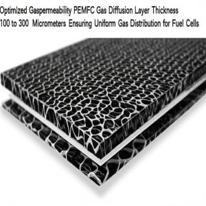 Optimized Gaspermeability PEMFC Gas Diffusion Layer Thickness 100 to 300