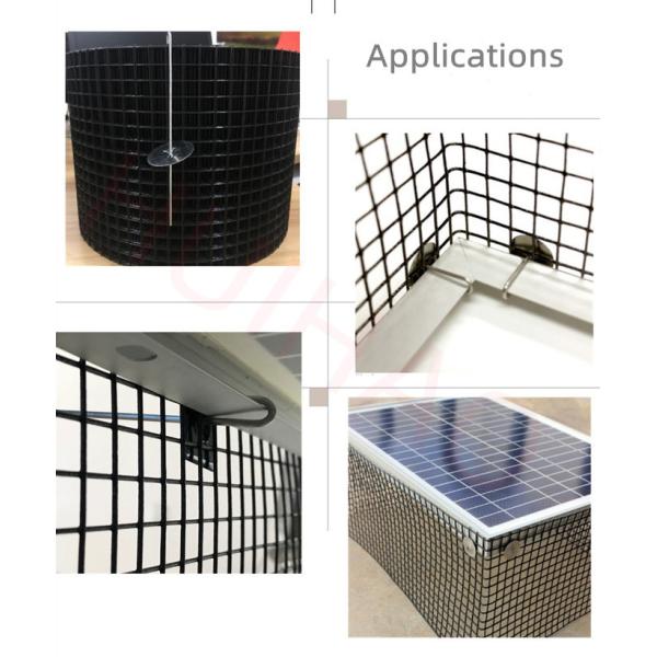 Aluminum Solar Panel Mounting Clips Bird Barrier Fixing Wire Mesh