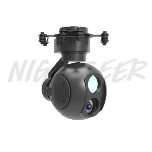 30x Optical Magnification EO IR Gimbal Three Axis Type With Dual Sensor Payload