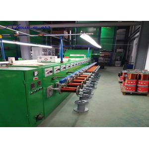 Drawing Copper Wire Vertical Enamelling Machine Inlet 2.6 To 3.6mm Finished