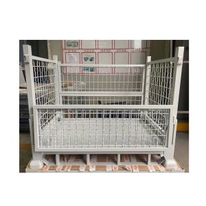 Foldable Steel Collapsible Pallet Cage Efficient Storage Solution