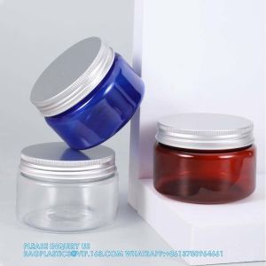 16 Ounce Plastic Jars Clear Plastic Mason Jars Storage Containers Wide Mouth