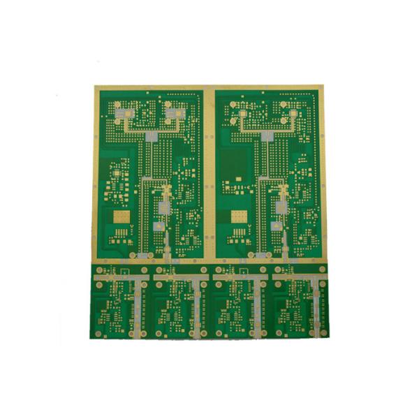 Quality Multilayer High Tech Rogers Pcb Board Prototype , 0.254mm 1OZ green pcb For Radar Systems wholesale
