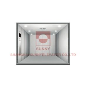 MRL Large Space Goods Elevator For Work Place Factory Shopping Mall 2000kg