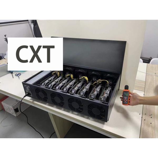 Quality 70mm spacing Mining Rig Machine , 8 gpu ethereum Eth Mining Rig 3070 3080 sup wholesale