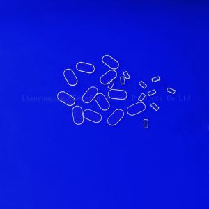 Laser Cut Small Sized Ultraviolet Transparent Fused Quartz Glass Sheets For