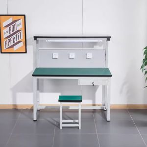 High Temp Adjustable ESD Workbench Heat Resistant Anti Static Workstation