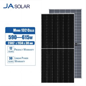 Cheap JA SOLAR Efficiency Bifacial Solar Panel with Double-glass and Half-Cell MBB Technology for sale