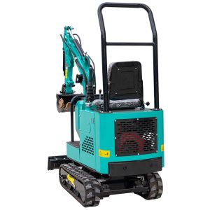 PC10 Euro5 Hightop Mini Excavator Machine With Roll Over Protection System