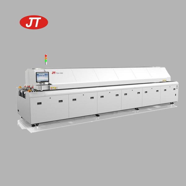 Quality Lead-free JT Reflow Oven Machine JTR-1000 Reflow Soldering 10 Zone Production Machine wholesale