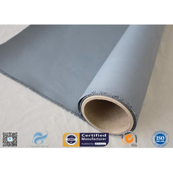 High Temperature Satin Weave 80/80g Gray Color Silicone Coated Fiberglass Fabric