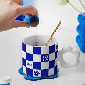 Ready To Ship In Stock Wholesale Mugs Vintage Klein Blue Creative High Value