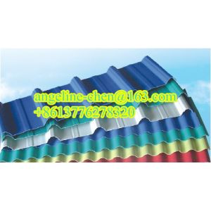 China Plastic PVC round wave and trapezoid wave roof tile roof sheet making machine on sale