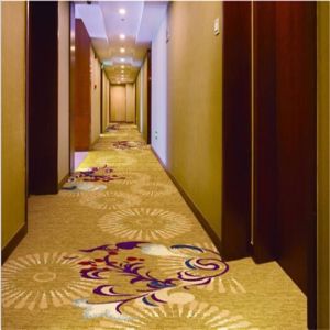 Hallway Handmade Woollen Carpet , Handmade Chinese Wool Rugs OEM Service