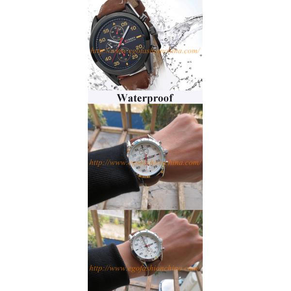 CURREN Watch 8156 2 Subdials Watch Fashion Business Man Watch Analog Display Quartz Watch