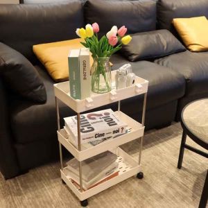 China Multiscene Use Mobile Storage Cart , ODM Reusable Slim Kitchen Trolley With 6 Hooks on sale China Multiscene Use Mobile Storage Cart , ODM Reusable Slim Kitchen Trolley With 6 Hooks on sale