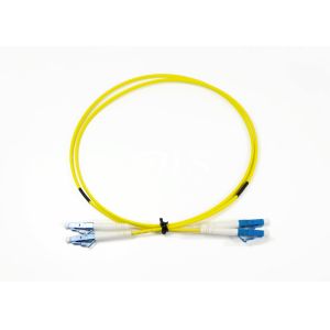 1M Single Mode Duplex Jumper Optical Fiber Patch Cord With ROHS Certifaction