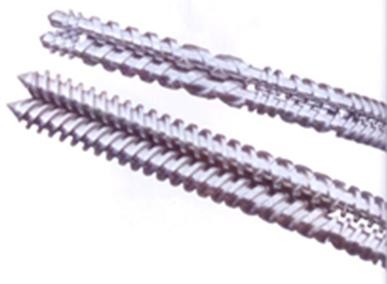 Custom Design Plastic Extruder Parts , Plastic Extruder Screw Barrel WPC Processe