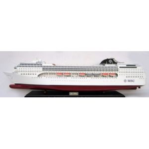 China High End Mediterranean Cruises Ship Models , MSC Opera Cruise Ship Model Container Ship on sale