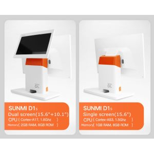 Intelligent Sunmi D1s all in one beauty shop touch screen monitor POS system
