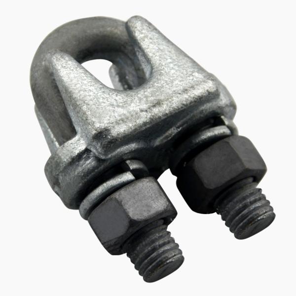 Quality Hot DIP Galvanized Guy Clips Wire Rope Clip U Bolt Connector For Pole Line Hardware wholesale