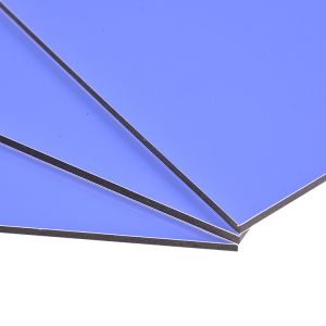 4.5kg/m2 Silver Sparkle Aluminum Composite Panel 3mm Thickness