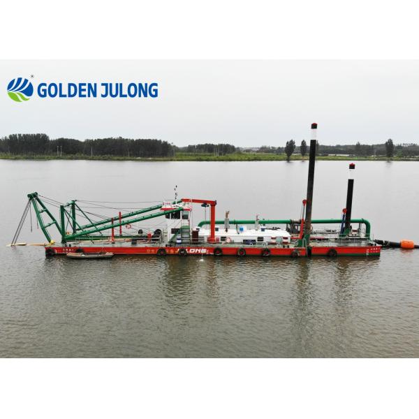 18 m Dredging Depth JLCSD650 Cutter Suction Dredger Mud Dredger With Sharp