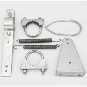 450kg/H Fully Automatic Chicken Feed Line With Hopper Galvanized Pipe